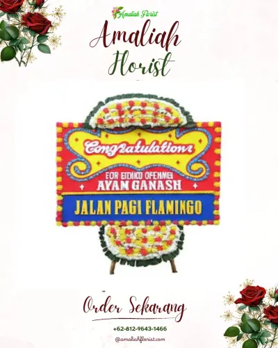 Bunga Papan Congratulation di Timbangreja